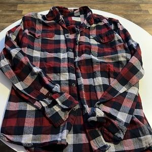 Men’s Red Stripe Flannel